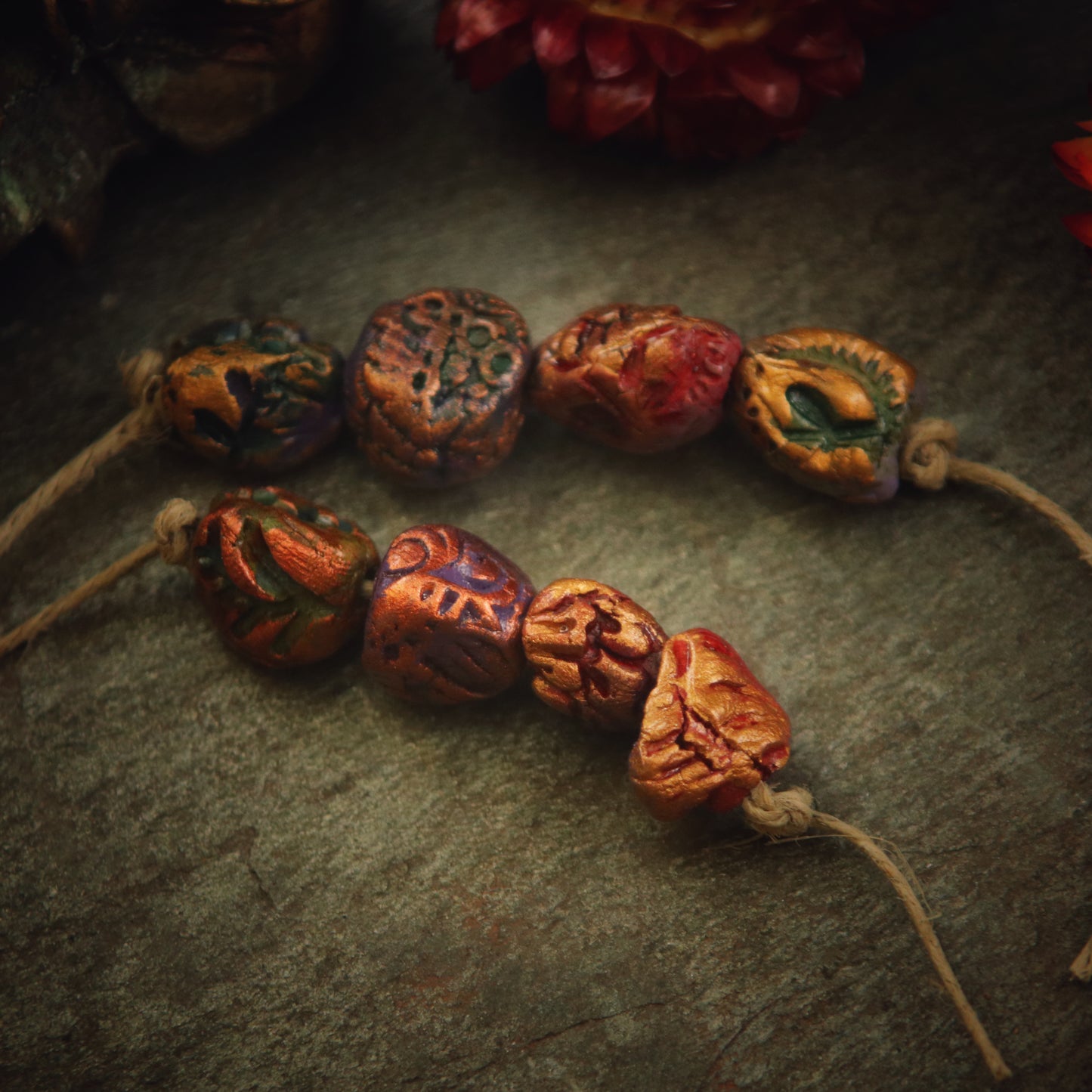 Goblin beads - ceramic artisan beads