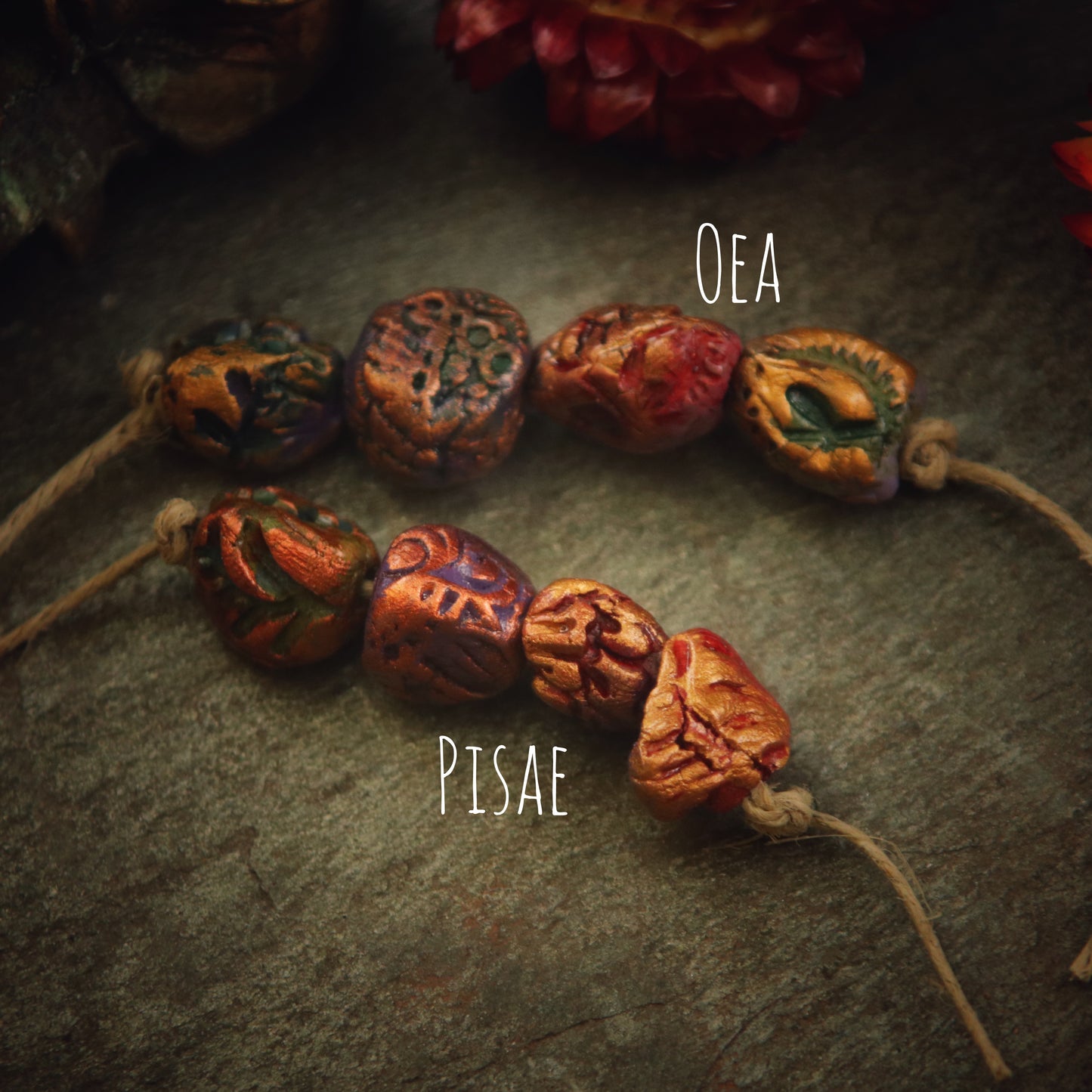 Goblin beads - ceramic artisan beads